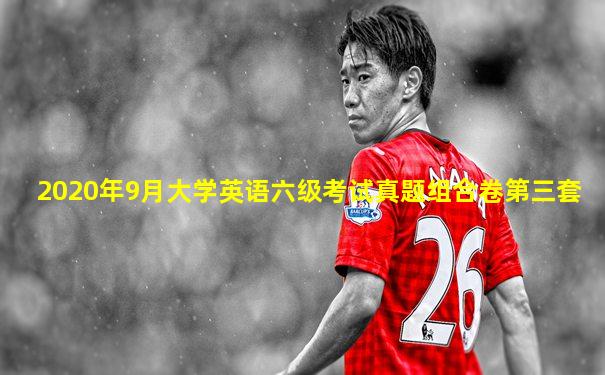 2020年9月大学英语六级考试真题组合卷第三套
