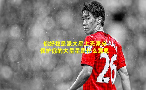你好我是派大星上天派来保护你的大星星是什么意思