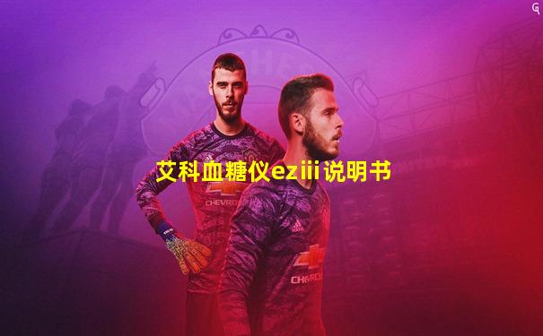 艾科血糖仪ezⅲ说明书