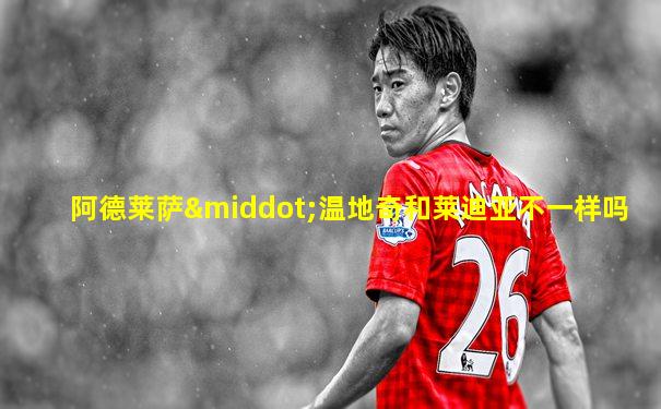 阿德莱萨·温地奇和莱迪亚不一样吗